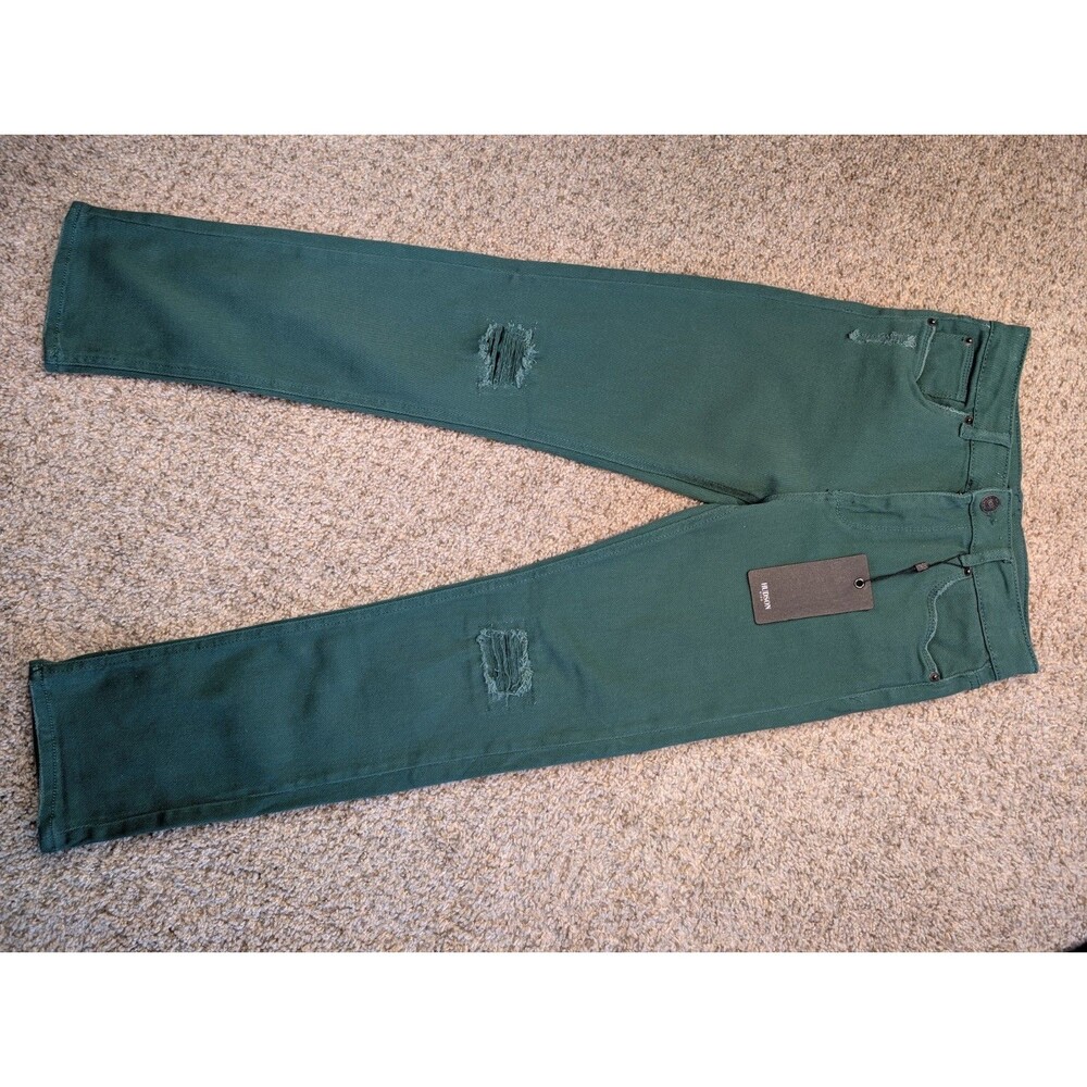 NWT Hudson Parker Green Straight Girls  Size 14 pant